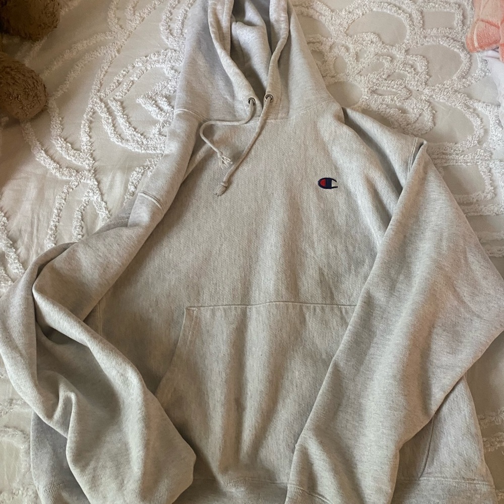 Grey champion sweatshirt large